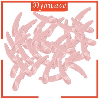 [Dynwave] 100 ชิ้น พลาสติก แต่งหน้า มาสก์หน้า ครีม ช้อน ไม้พาย ตัวอย่าง ตัก สีขาว