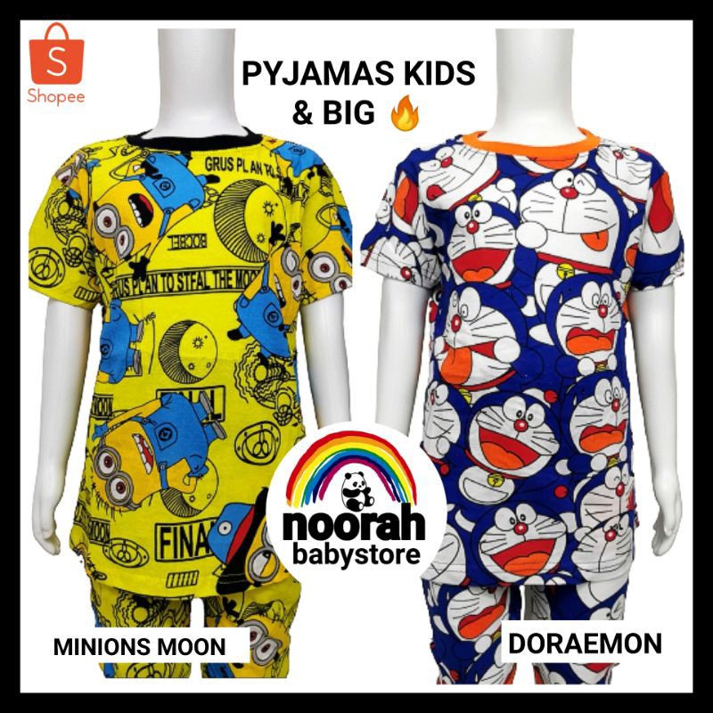 DORAEMON CHILDRENS PYJAMAS, BOYS SLEEPWEAR 1Y-12Y
