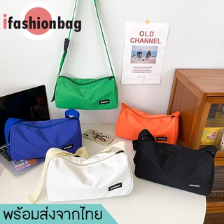 ifashionbag(IF1807) กระเป๋าผ้าไนล่อน JINNIAN สีสันสดใสมี  5สี