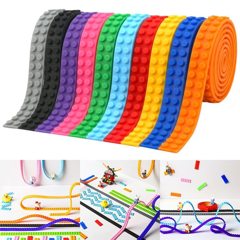 4 IN 1 COLORS KIDS BUILD BLOCK TAPE 12 FT
