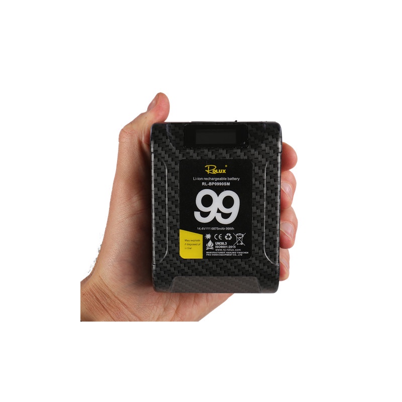 Rolux RL-BP0990SM ประกันศูนย์ไทย 1 ปี V Mount Battery Lithium Ion Rechargeable Battery For Camera
