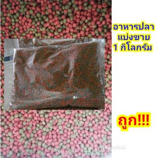 อาหารปลาแบ่งขาย (1กิโลกรัม)  ***ถูก!!!พร้อมส่ง***