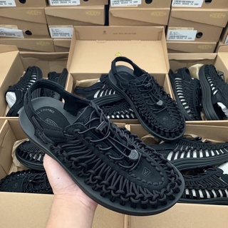 พร้อมส่งไซส์8.5us 41eu KEEN UNEEK (BLACK / BLACK)