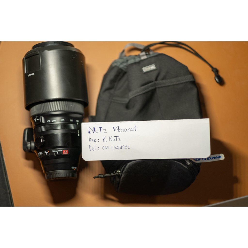 Fuji XF 100-400mm อดีตศูนย์ไทย มือสอง สภาพ90% มีรอยนิดหน่อย ใช้งานปกติ ***ไม่มีกล่อง
