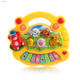 ❀✥เปียโนออร์แกน เสียงสัตว์ คละสี animal piano toy ของเล่นเด็ก มีเสียง มีไฟ กระตุ้นพัฒนาการ ออแกนมินิ เปียโนเด็กของเล่นเส