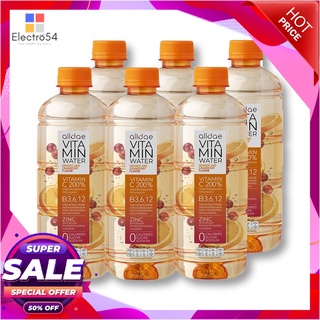 ออลเดย์ วิตามิน ส้มแครนเบอร์รี่  500 มล. x 6 ขวดน้ำผักและน้ำผลไม้All Day Vitamin Orange Cranberry 500 ml x 6 Bottles