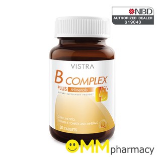 VISTRA B-Complex Plus Minerals 30 เม็ด