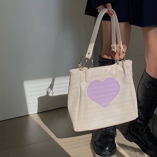 🍬กระเป๋า Crush on you💜 ฟรุ้งฟริ้งน่ารัก มาในสีใหม่เพิ่มหัวใจตรงกลาง มีให้เลือก3สี