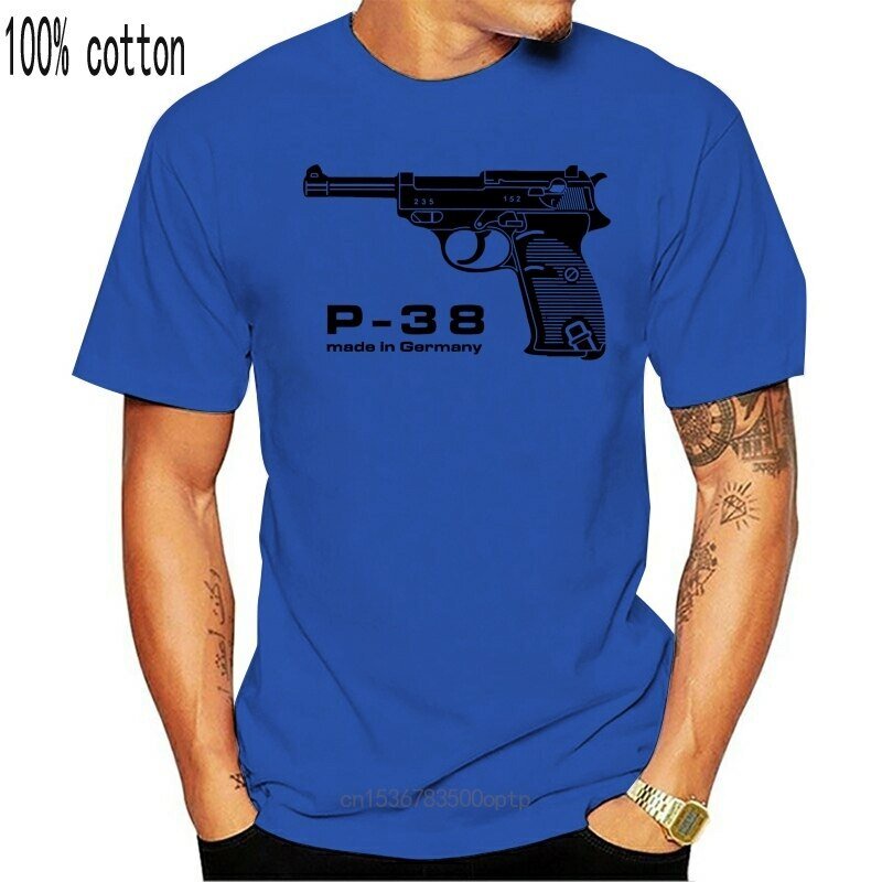 ▣℗T Shirt women Gun Men Cotton Walther P38 Classic tshirt T-Shirt DESIGNS Top Tee New Arrival 10YBCOD
