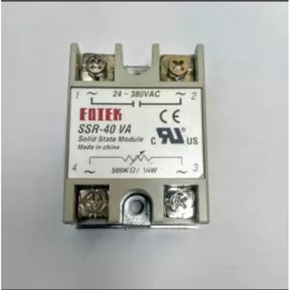 Solid State Module SSR-40VA 500k 1/4W 24-380VAC โซริดสเตรท สินค้าสินค้าพร้อมส่ง