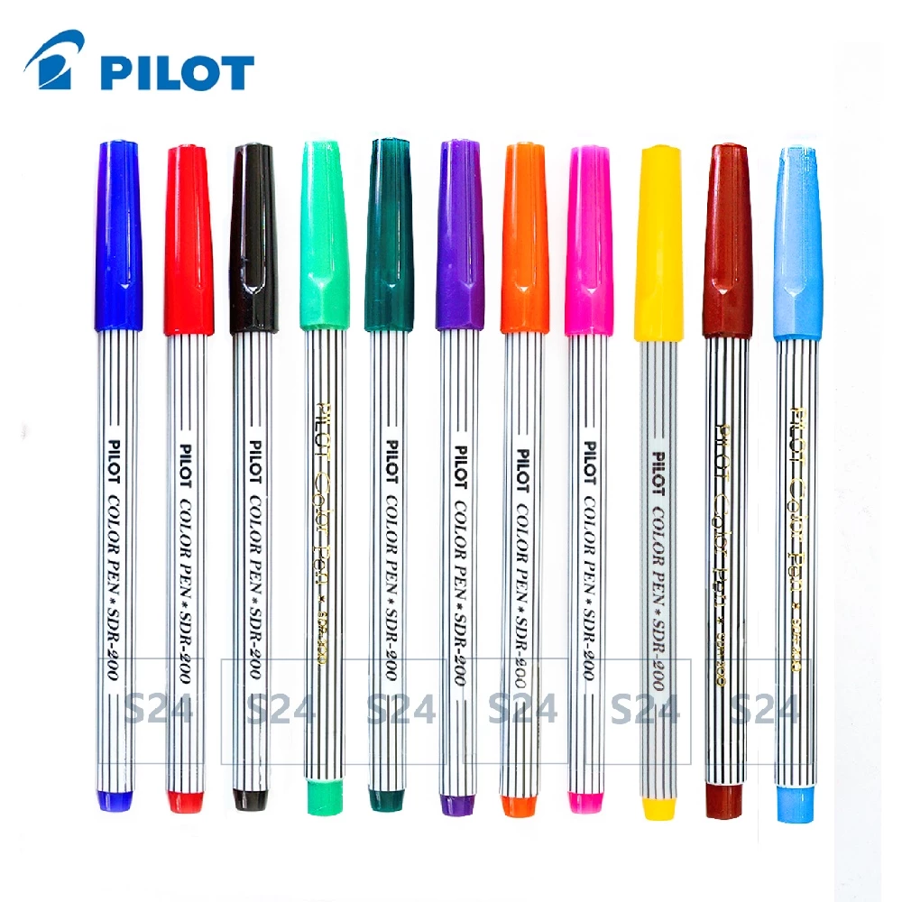 ปากกาเมจิก สีเมจิก PILOT ปากกาเมจิค ปากกาสีน้ำ ไพล๊อต รุ่น SDR-200 (1 ด้าม) ปากกาสี [S24]