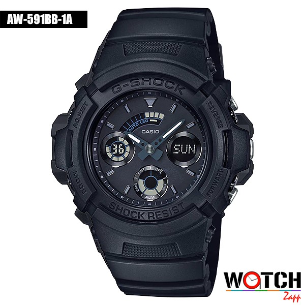 Casio นาฬิกาข้อมือ G-Shock สายเรซิ่น รุ่น AW-591BB-1