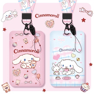 🔥สายคล้องบัตร cinnamoroll🔥ฝาครอบป้องกันบัตรประจําตัวประชาชนลายการ์ตูนพร้อมเชือกคล้อง🌈สายคล้องบัตรพนักงานแบบโยโย่ พร้อมกรอบบัตร🍋สายคล้องบัตร🌊ที่ใส่บัตร🥥คนรัก💕สายคล้องคอ🌏 กระเป๋าใส่บัตรรถบัส🌴สายคล้องบัตรนักศึกษาวิทยาเขต🍀 ลายสัตว์น่ารัก ปกรณ์ต่อพ่วงอะนิเมะ