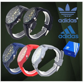 (พร้อมกล่อง) นาฬิกาข้อมืออดิดาส นาฬิกาผู้หญิงและผู้ชาย นาฬิกาadidas นาฬิกาคู่ ควอตซ์ชาย แบรนเนม ทรงกลม สกินครบจุด RC147