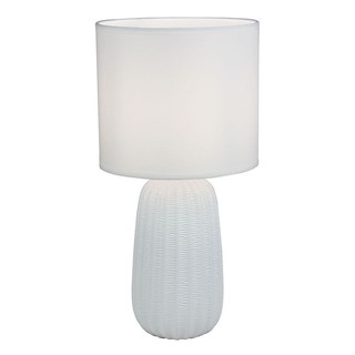 CHILD FREEDOM HOME ไฟตั้งโต๊ะ CARINI CONTEMPORARY AT19180WH ผ้า/เซรามิก สีขาว