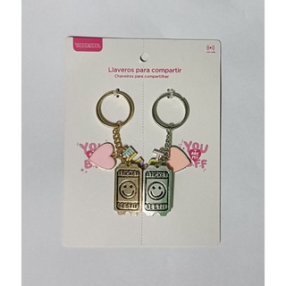 พร้อมส่ง🎉🎉พวงกุญแจคู่ ลายsmiley แบรนด์TODOMODA