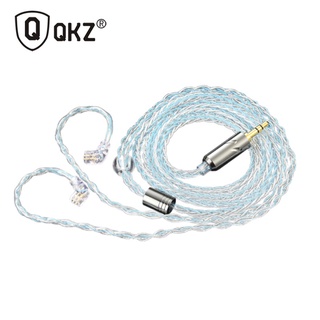 [แบรนด์ใหม่ ของแท้] สายอัพเกรดหูฟัง ชุบเงิน QKZ T1 3.5 0.75 …