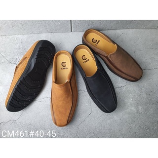 CM461รองเท้าหนังเปิดส้นไซส์40-45มี3สี