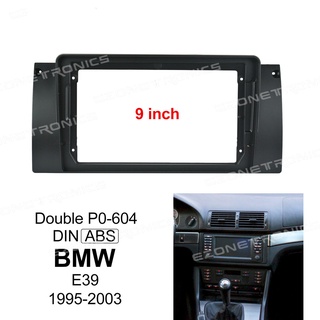 แผงเครื่องเล่น MP5 วิทยุ Fascia 1995-2003 BMW 5 (E39) กรอบ 9 นิ้ว Android 2Din สําหรับรถยนต์