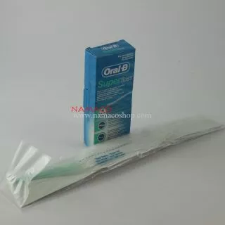 Oral-B ไหมขัดฟัน Super Floss waxed mint 50pcs superfloss