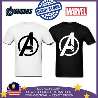 เสื้อยืด ผ้าฝ้าย 100% พิมพ์ลาย AVENGERS BAJU UNISEX