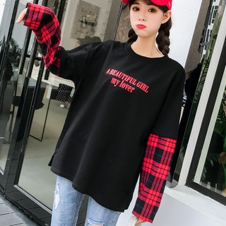 ⚡11.11⚡ 💥ADOLPH💥จัดส่งฟรี💥  สไตล์เกาหลี เสื้อoversize เสื้อยืดแขนยาว