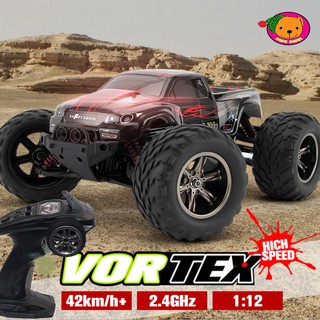 รถบังคับวิทยุ MONSTER TRUCK รุ่น 9115 Off-Road 2WD  Hi Speed 42 กม./ชั่วโมง สุดเฟี้ยว ลุยมันส์_สีแดง