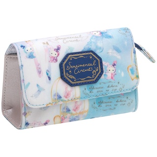 กระเป๋า Sentimental Circus Blue Birds Mini Pouch ใส่ลิปสติก ใส่ของเล็กน้อยได้ มีกระจกด้านใน * ของใหม่มีตำหนิ