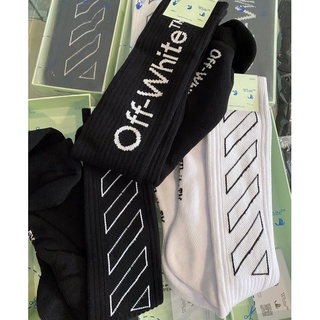 🔥สินค้าพร้อมส่ง🔥 JDBOY-OFF-WHITE SOCK ถุงเท้า ถุงเท้าผู้ชาย ถุงเท้ายาว ของแท้💯