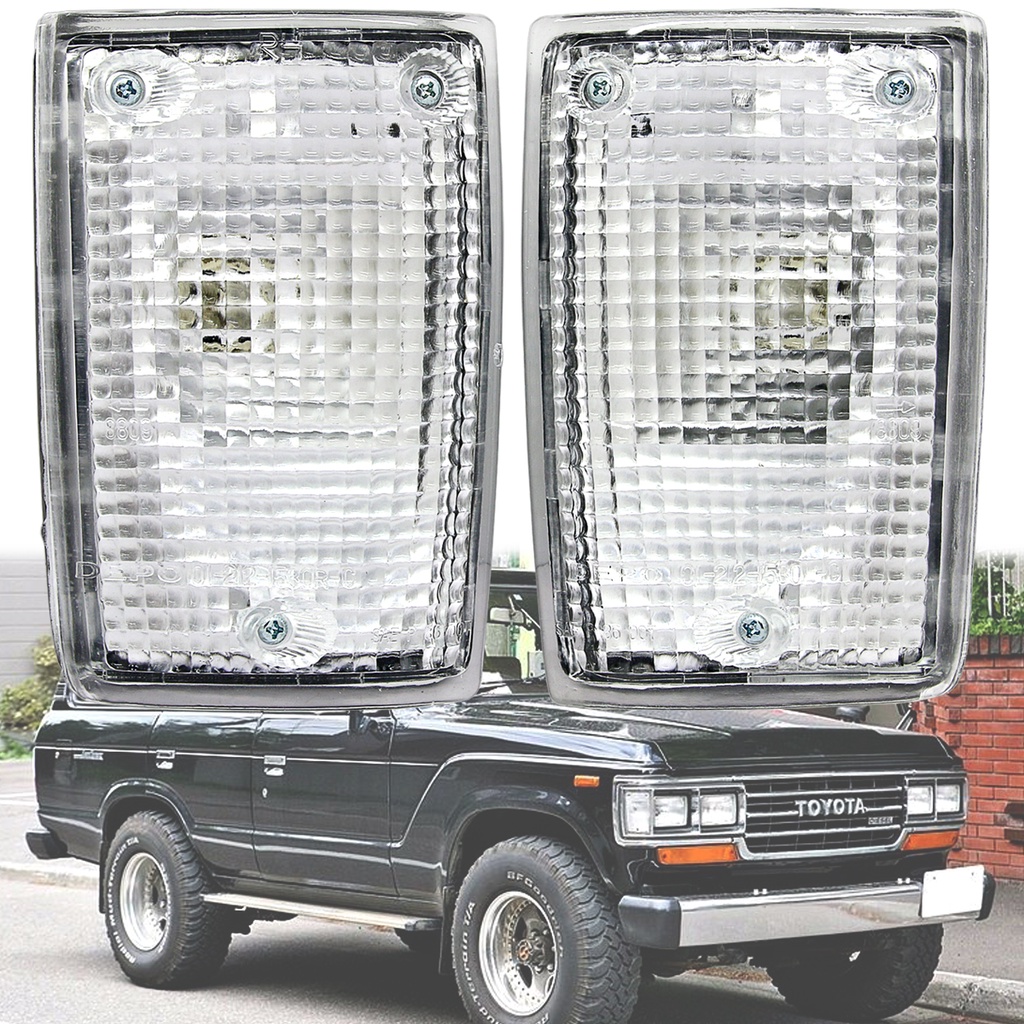 DEPO Toyota Land Cruiser 60 BJ60 BJ62 FJ62 HJ62 1988-1989 มุมด้านหน้าโคมไฟมุมสัญญาณโคมไฟ Landcruiser