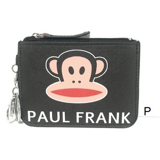 PAUL FRANK BB กระเป๋าใส่บัตร และ ช่องใส่บัตร ใส่แบงค์ มีซิป ก้ามปู ห่วง เอนกประสงค์ ลาย PAUL FRANK BB สวยงาม   PMYL SHOP