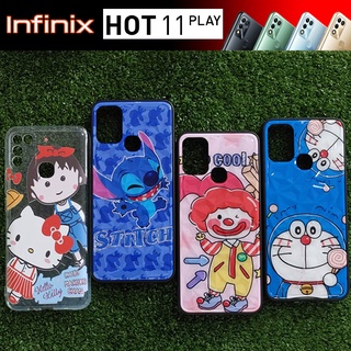 เคส ขอบยาง คละลาย สำหรับ Infinix Hot 11 Play