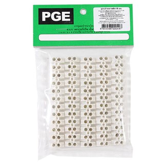 แผงต่อสายพลาสติก PGE 6 มม. TERMINAL BLOCK PL 6MM PGE