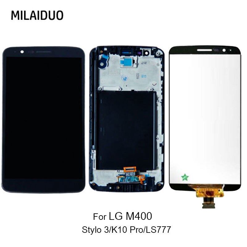 หน้าจอสัมผัส LCD สําหรับ LG G Stylo 3 LS777 M400 Digitizer Assembly