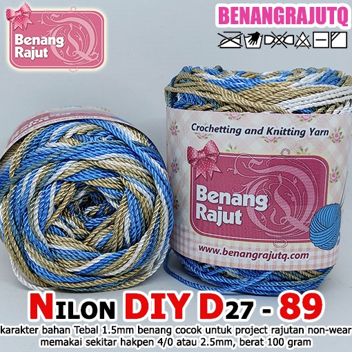 NYLON SPRAY D27 DIY 89 KNITTING YARN SHOP yani_brq