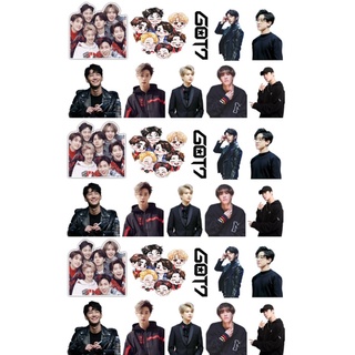 สติ๊กเกอร์ลอกน้ำ Got7 ลายใหม่