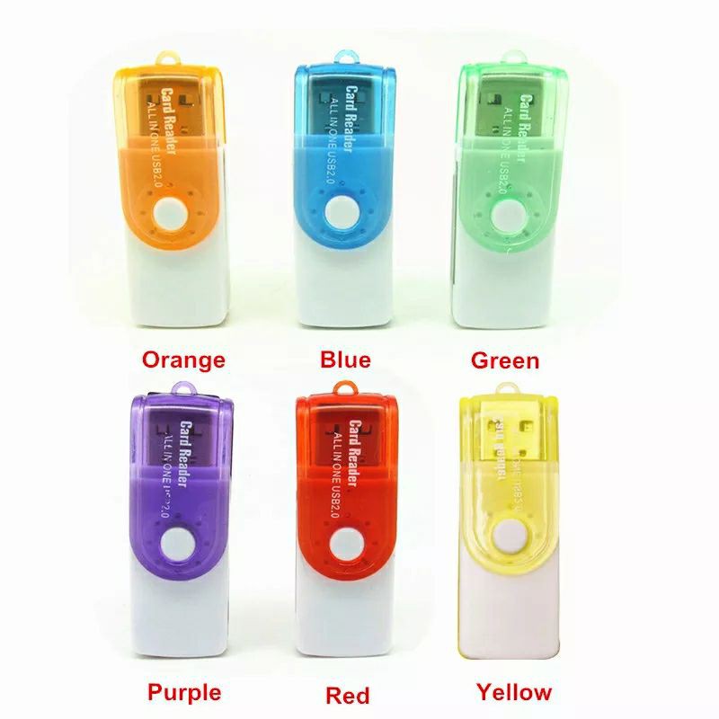 Useful 4 in 1 USB Memory Card Reader for MS MS-PRO TF Micro SD High Speed USB Memory Multi-Functiona