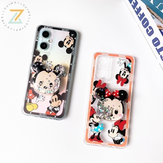 Zymello เคส OPPO A57 2022 4G A77 4G A16 A15 A53 A74 5G A54 4G A31 A5S A16K A12 A9 2020 A76 A7 A5 2020 A5 A52 A93 5G เคสซิลิโคนทรายดูดน่ารักระดับพรีเมียม