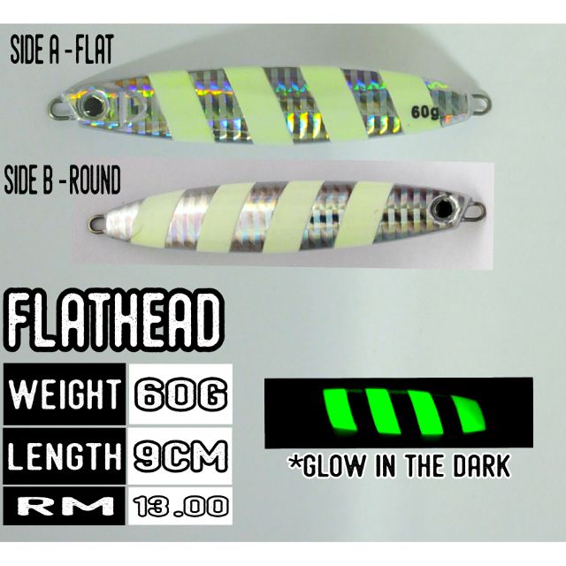 Ezy Fishing Metal Jix (หัวแบน 60g)