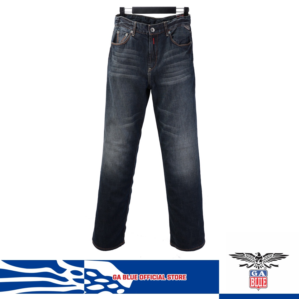 GA Blue 911 Mens Regular Rise Regular Fit Jeans - 1304