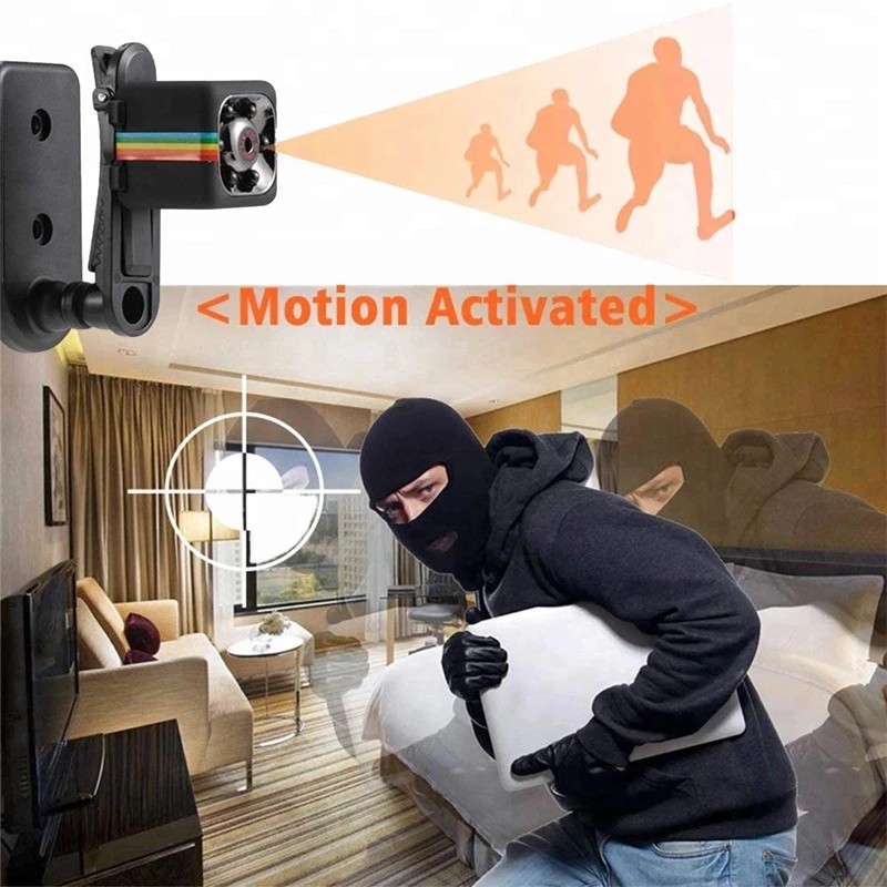 Sq11 กล้องรักษาความปลอดภัย ขนาดเล็ก 1080P เซนเซอร์จับการเคลื่อนไหว DVR กล้องไมโครคิวบ์ กีฬา วิดีโอ กล้องขนาดเล็ก พร้อมส่ง
