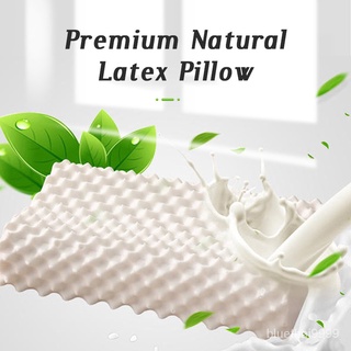 【บลูไดมอนด์】Latex Pillow Massage Pillows for Sleeping Orthopedic Pillow Kussens Oreiller Almohada Cervical Poduszkap Me