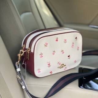 Coach  JES CROSSBODY WITH HEART FLORAL PRINT