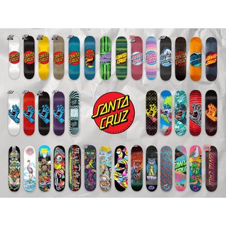 [ของแท้ 100%] Santa Cruz Skateboard Deck Size 8.0 - 8.8 [สินค้าพร้อมส่ง] | แผ่นเปล่าสเก็ตบอร์ด ซานต้า ครูช