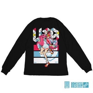 เสื้อยืดแขนยาว พิมพ์ลายการ์ตูนอนิเมะ ONE PIECE FILM RED SHANKS RED HAIR PIRATES Kaos DJA