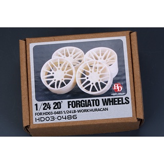 Hobby Design : HD03-0486 : 1/24 Forgiato Wheels "20 For LB Huracan