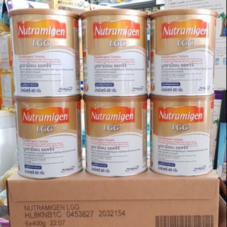 ราคา** ยกลัง Nutramigen LGG ขนาด 400g.*6 กระป๋องex.4-2024เป็นรุ่นแพ็คคู่บาร์โค๊ดถูกปิด