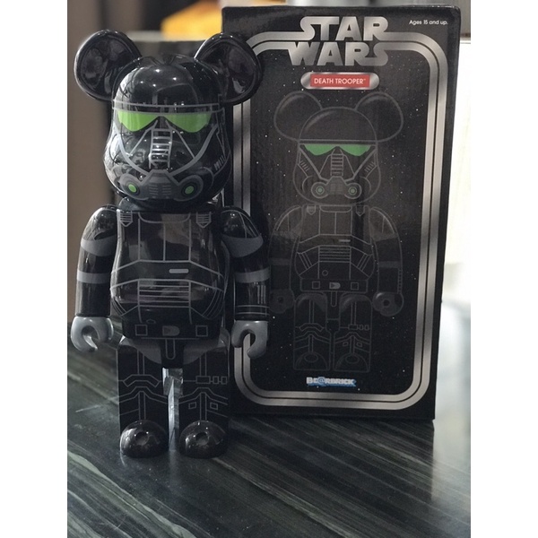 [[ของแท้-พร้อมส่ง]] bearbrick Death Trooper 400 Star Wars MEDICOM Toy