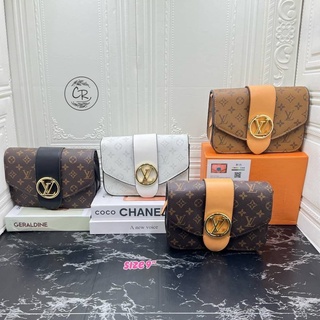 พร้อมส่ง กระเป๋า สะพายข้าง Lv ขนาด 9 นิ้ว หลุยส์ louis bag