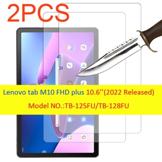 ฟิล์มกระจกนิรภัยกันรอยหน้าจอแท็บเล็ต สําหรับ Lenovo Tab M10 FHD plus 3rd Gen 10.6 นิ้ว 2022 2 ชิ้น